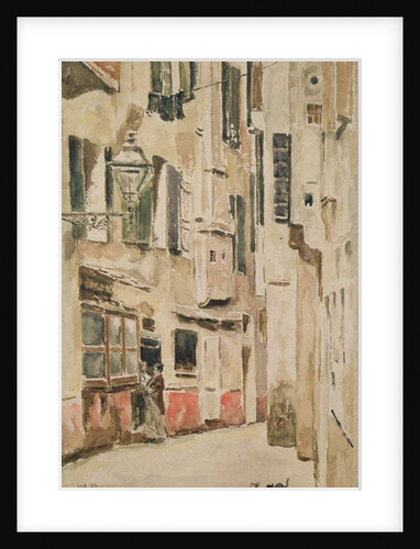 Venetian Street, 1878 by Max Liebermann