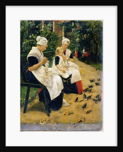Amsterdam Orphans in the Garden, 1885 by Max Liebermann