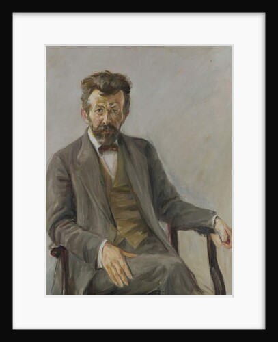 The Poet Richard Dehmel, 1909 by Max Liebermann