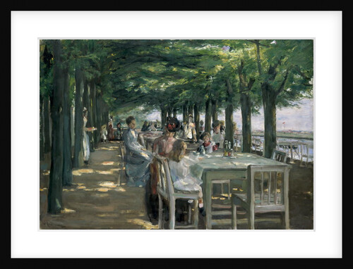The Terrace at the Restaurant Jacob in Nienstedten on the Elbe, 1902 by Max Liebermann