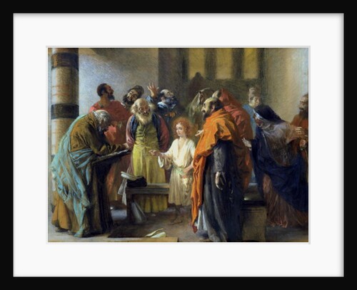 Twelve-year old Jesus in the Temple, 1851 by Adolph Friedrich Erdmann von Menzel