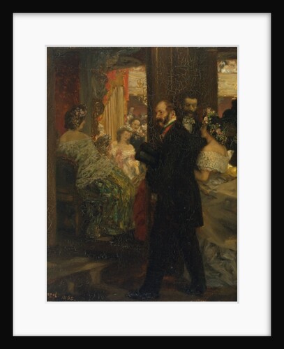 In the Opera House, 1862 by Adolph Friedrich Erdmann von Menzel