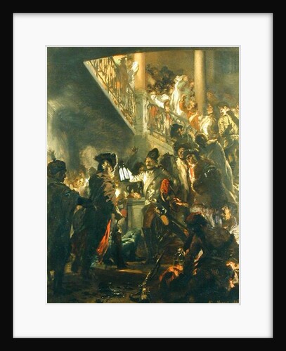 Frederick II the Great in Lissa, 1757, Bonsoir, Messieurs!, 1858 by Adolph Friedrich Erdmann von Menzel
