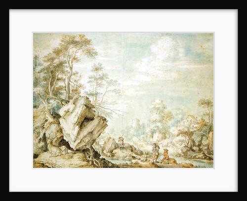 Landscape, 1623 by Gillis Claesz d' Hondecoeter