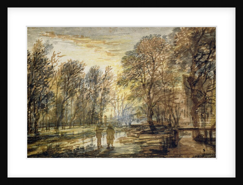 Sunset in the Wood by Aert van der Neer