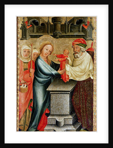 The Presentation of Christ in the Temple, detail from the Grabow Altarpiece, 1379-83 by Master Bertram of Minden