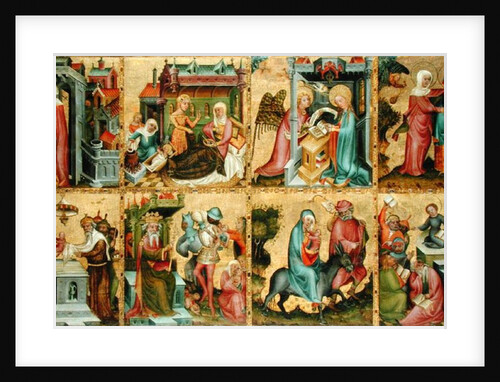 The Buxtehude Altar, central panel, 1400-10 by Master Bertram of Minden