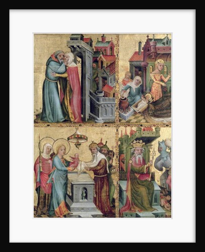 Meeting at the Golden Gate and the Presentation in the Temple by Master Bertram of Minden