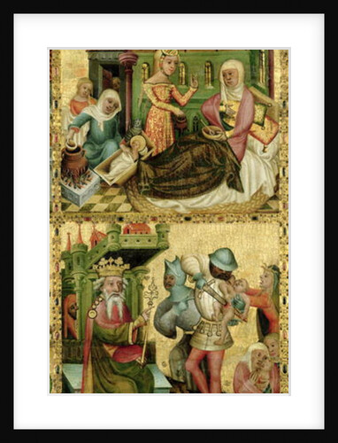 Nativity of the Virgin and the Massacre of the Innocents by Master Bertram of Minden