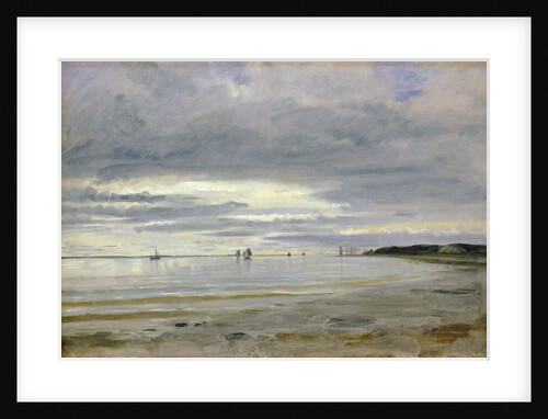 The Beach at Blankenese, 8th October 1842 by Jacob Gensler