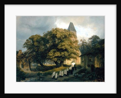 Elstorf Churchyard, near Hamburg, 1837 by Jacob Gensler
