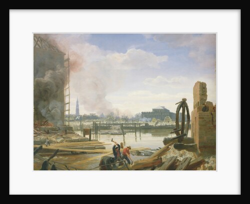 Hamburg After the Fire, 1842 by Jacob Gensler