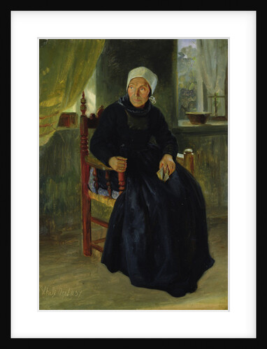 A Woman from Blankenese, 1837 by Jacob Gensler