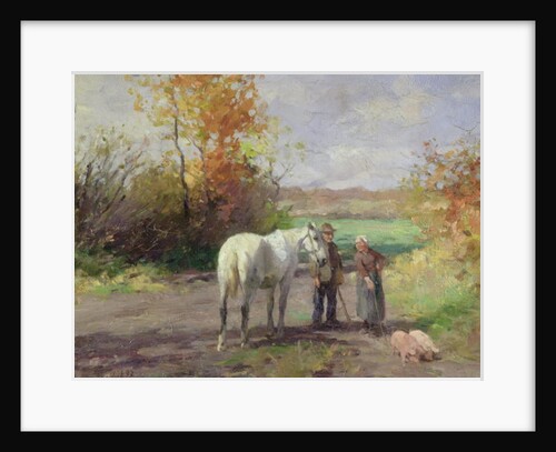 Encounter on the Way to the Field, 1897 by Thomas Ludwig Herbst