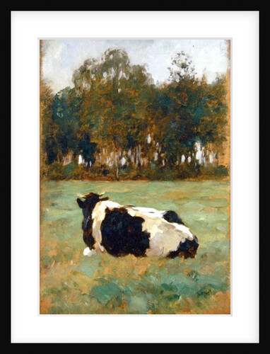 A Cow in the Meadow by Thomas Ludwig Herbst