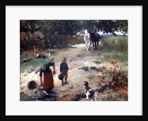 At the Village Pond, c.1888 by Thomas Ludwig Herbst