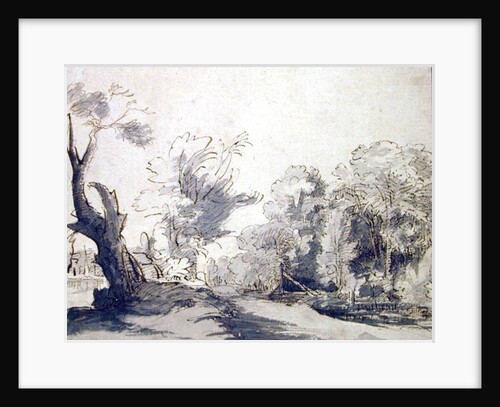 Landscape by Rembrandt Harmensz. van Rijn