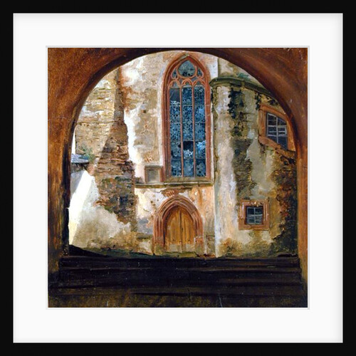 Detail of Rochsburg Castle in Saxony by Johann Herman Carmiencke
