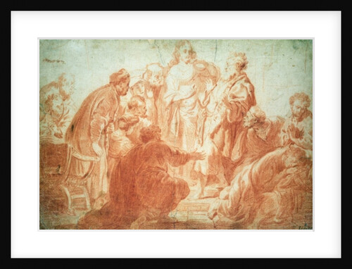 The Doubting Thomas by Rembrandt Harmensz. van Rijn