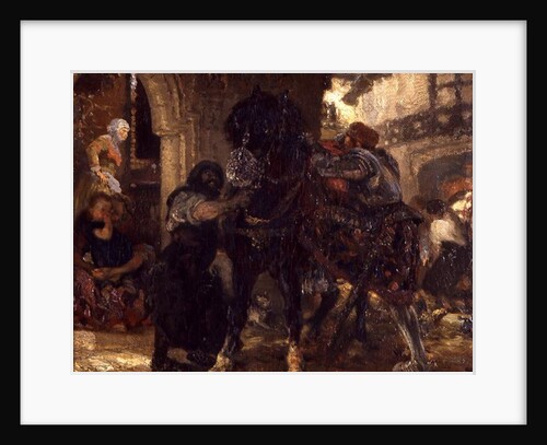The Knight in the Smithy, 1865 by Adolph Friedrich Erdmann von Menzel