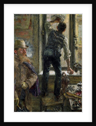 Breakfast at the Cafe, 1894 by Adolph Friedrich Erdmann von Menzel