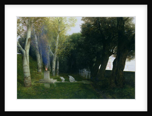 Sacred Grove, 1886 by Arnold Bocklin