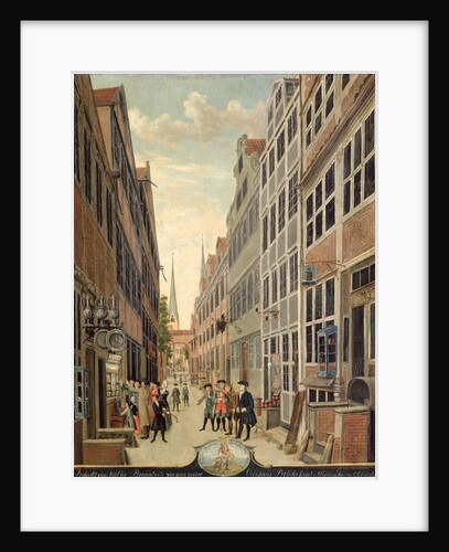 Brandstweite in Hamburg, 1775 by C. F. Feldt