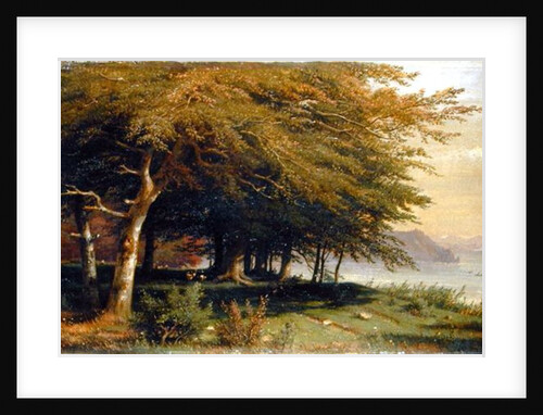 At the Chiemsee, 1842 by Heinrich Funk