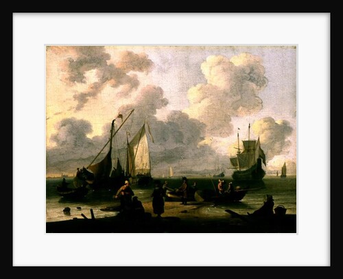Seascape by Ludolf I Backhuysen