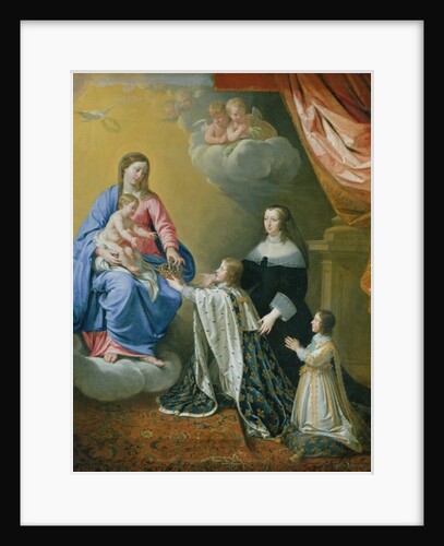 The Virgin Mary gives the Crown and Sceptre to Louis XIV, 1643 by Philippe de Champaigne