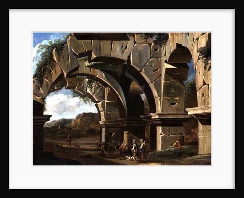 A Roman Ruin by Viviano Codazzi