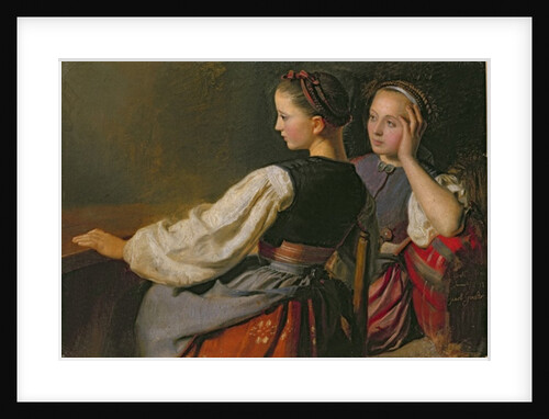 A Girl from Probsteier, 1844 by Jacob Gensler