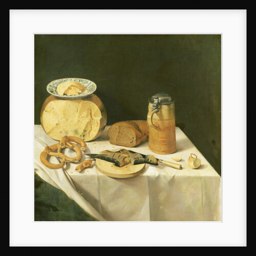 Breakfast Still Life by Johann Georg (1630/31-88) Hinz