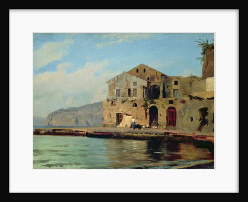 Beach House at Sorrento by Louis Gurlitt