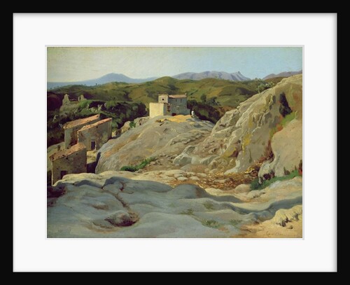 A Village in the Mountains by Louis Gurlitt