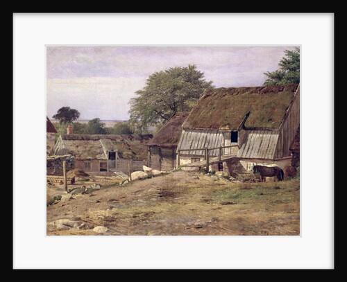 A Farmhouse in Sweden, 1834 by Louis Gurlitt
