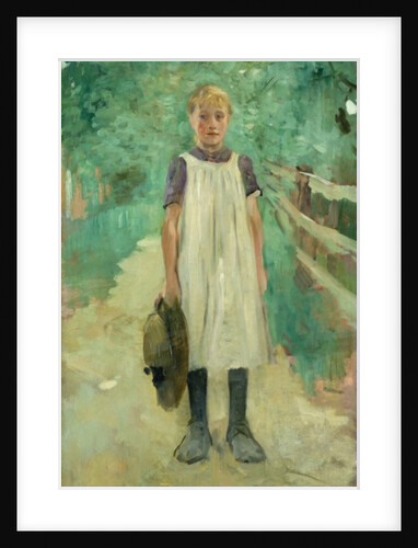 A Farmgirl, 1895 by Thomas Ludwig Herbst