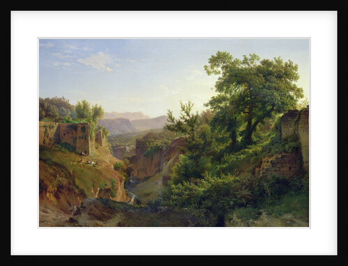 A Valley near Sorrento, 1854 by Louis Gurlitt