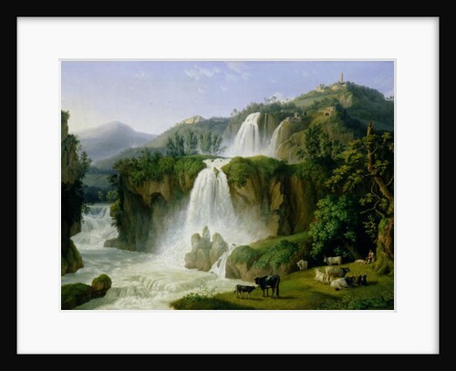 The Waterfall at Tivoli, 1785 by Jacob-Philippe Hackert