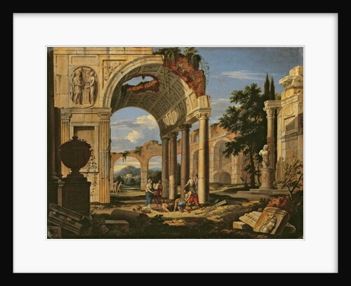 Landscape with Ruins, 1673 by Johann Oswald Harms