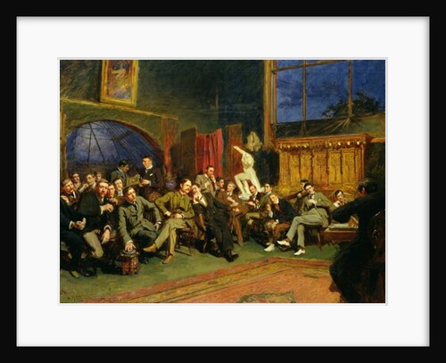 Evening in the Studio with my Students, 1886 by Hubert von Herkomer
