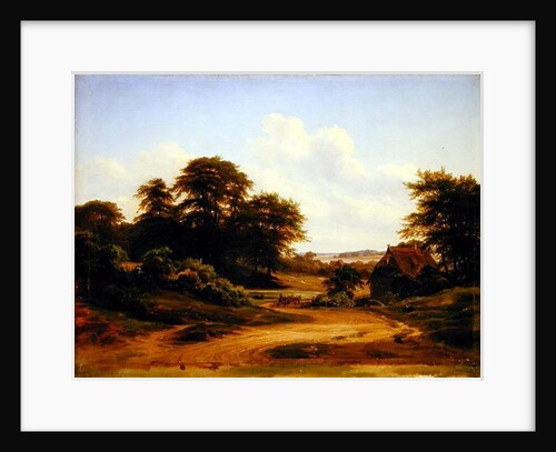 Old Watermill in the Reinbek, 1853 by Marcus Johann Haeselich