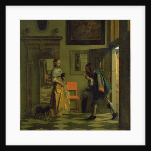 The Messenger, c.1669 by Pieter de Hooch