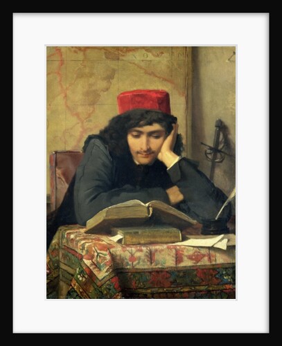 The Reader, 1856 by Ferdinand Heilbuth