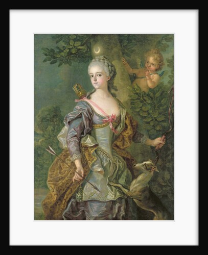 Luise Henriette Wilhelmine von Anhalt-Dessau as Diana by Charles-Amedee-Philippe van Loo