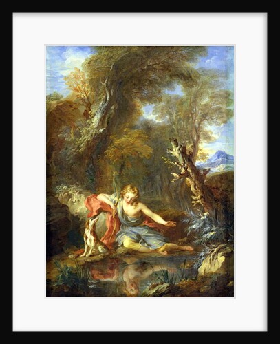 Narcissus, 1728 by Francois Lemoyne