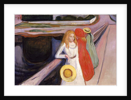 Girls on the Bridge by Edvard Munch