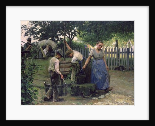 At the Well by Franz Nolken