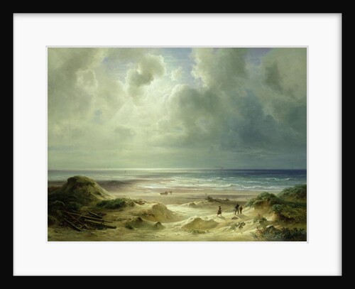 Dune by Hegoland, Tranquil Sea by Carl Morgenstern