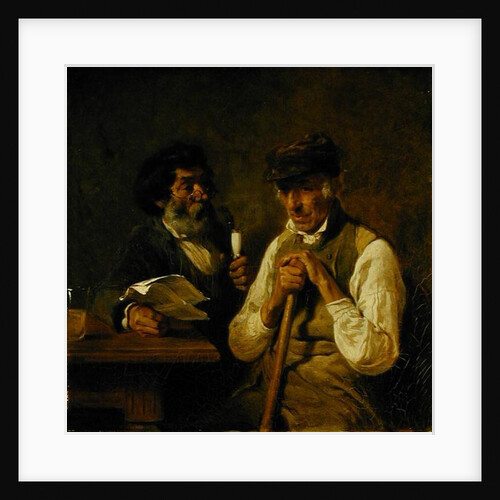 Workers Talking Politics, 1841 by Hermann Kauffmann
